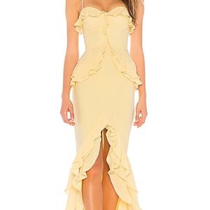 MELISSA GOWN - Revolve - Lovers and Friends Cream